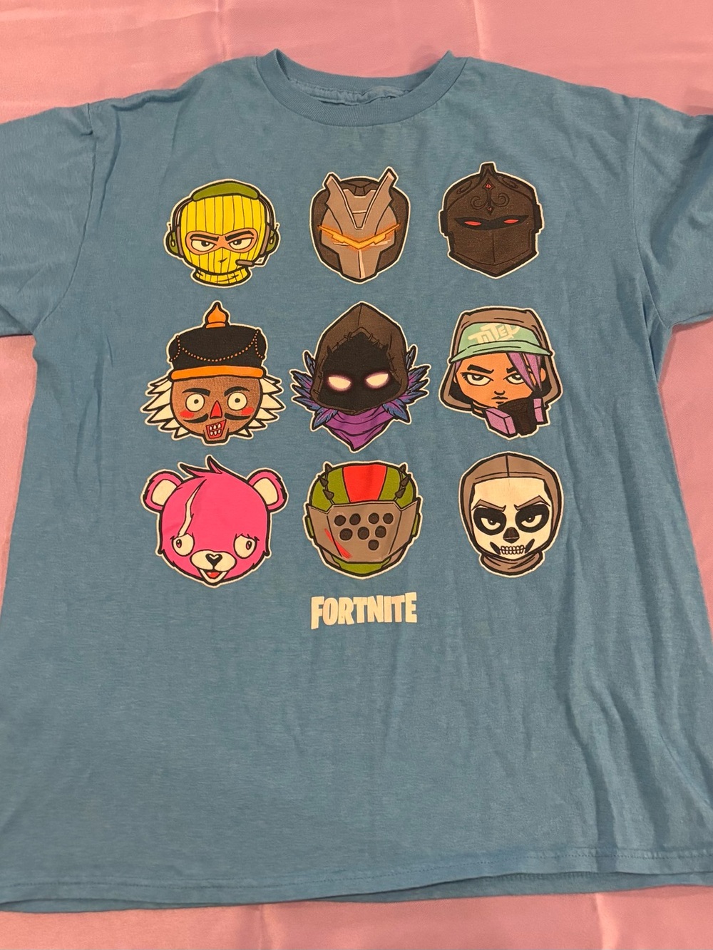 Fortnite Kids Light Blue Short Sleeve Graphic Tee